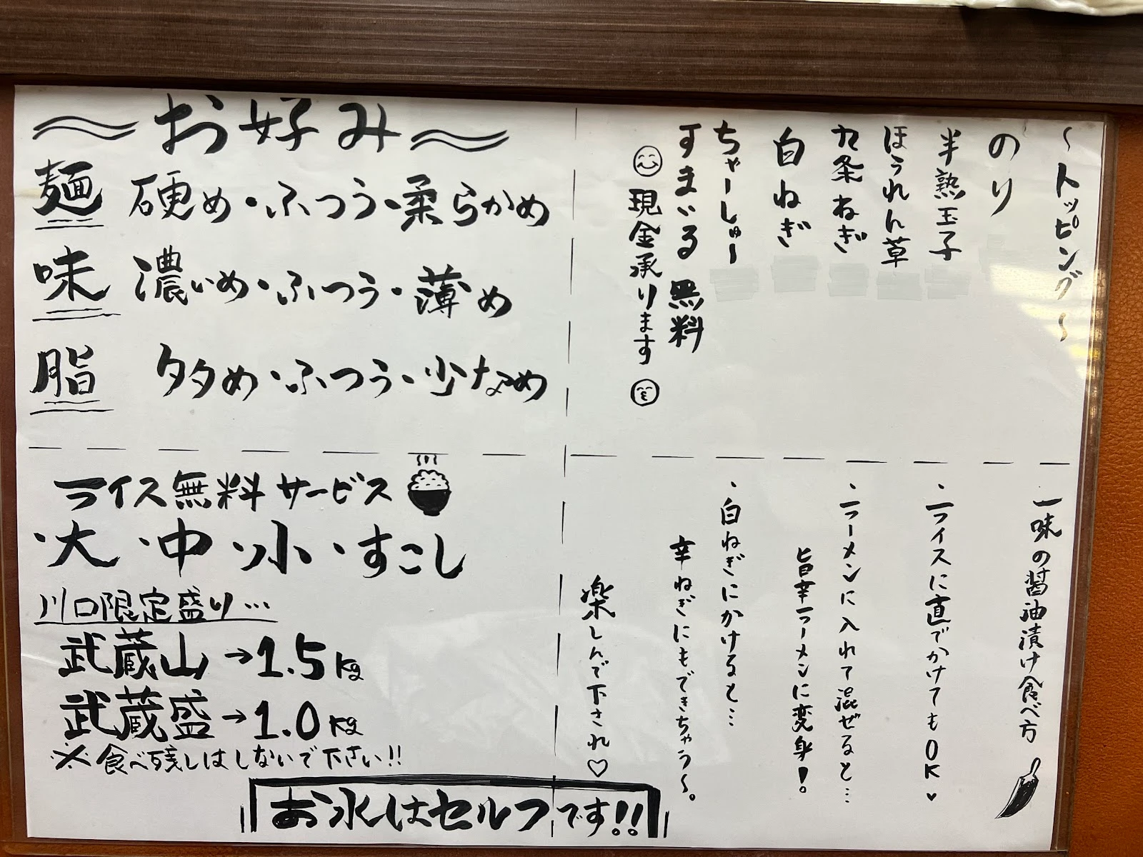 Musashiya Menu photo 5